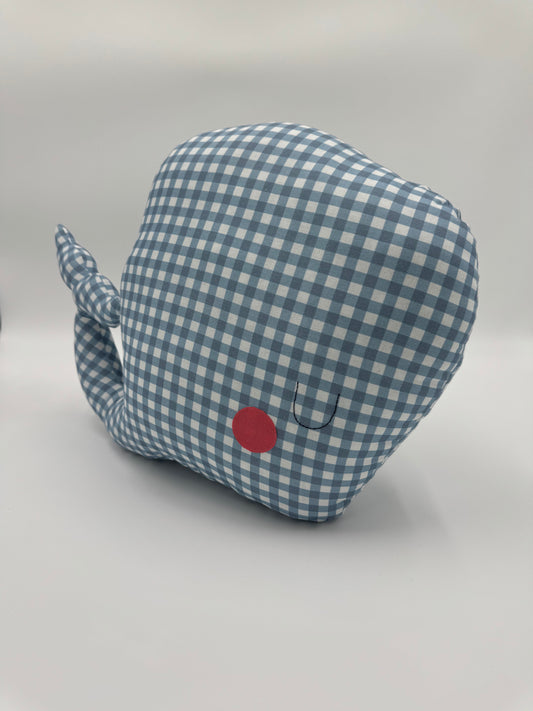 BALLENA CABEZONA EN ALGODÓN