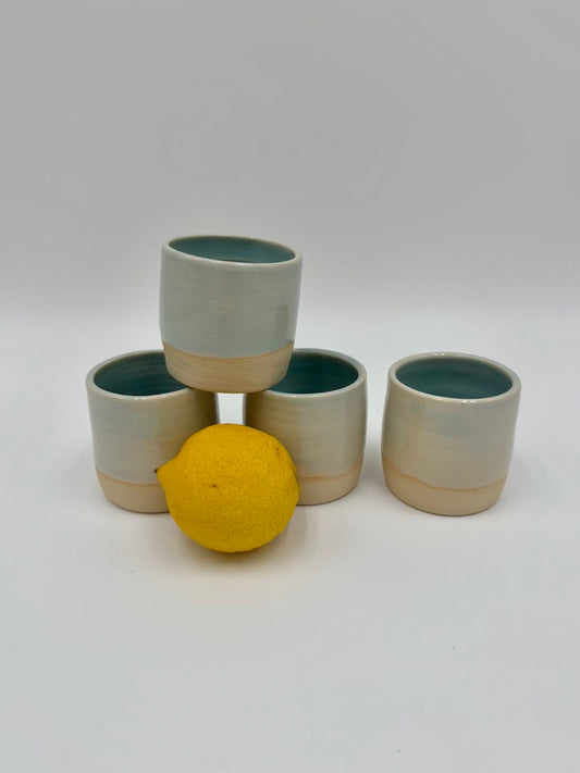 VASOS CERÁMICA AGUAMARINA - EDICIÓN SINGULAR