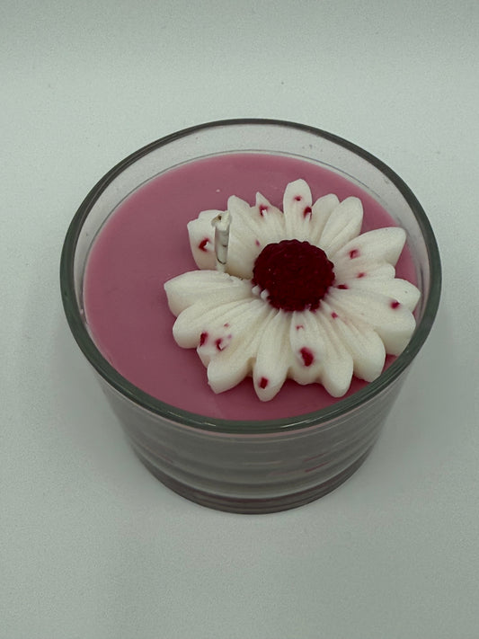 VELA AROMÁTICA DE SOJA CON MARGARITA BLANCA