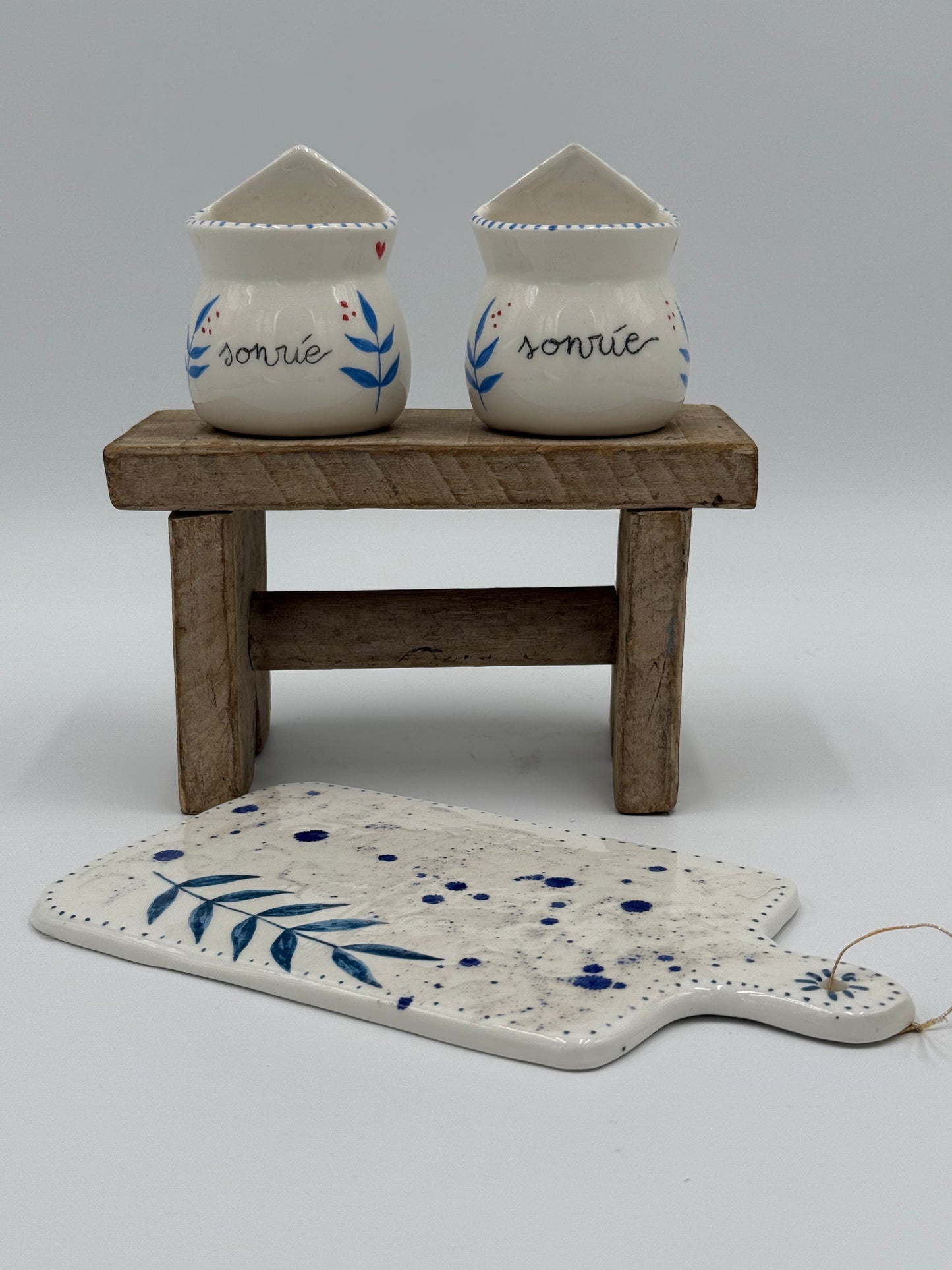 TABLA DE CERÁMICA ESMALTADA