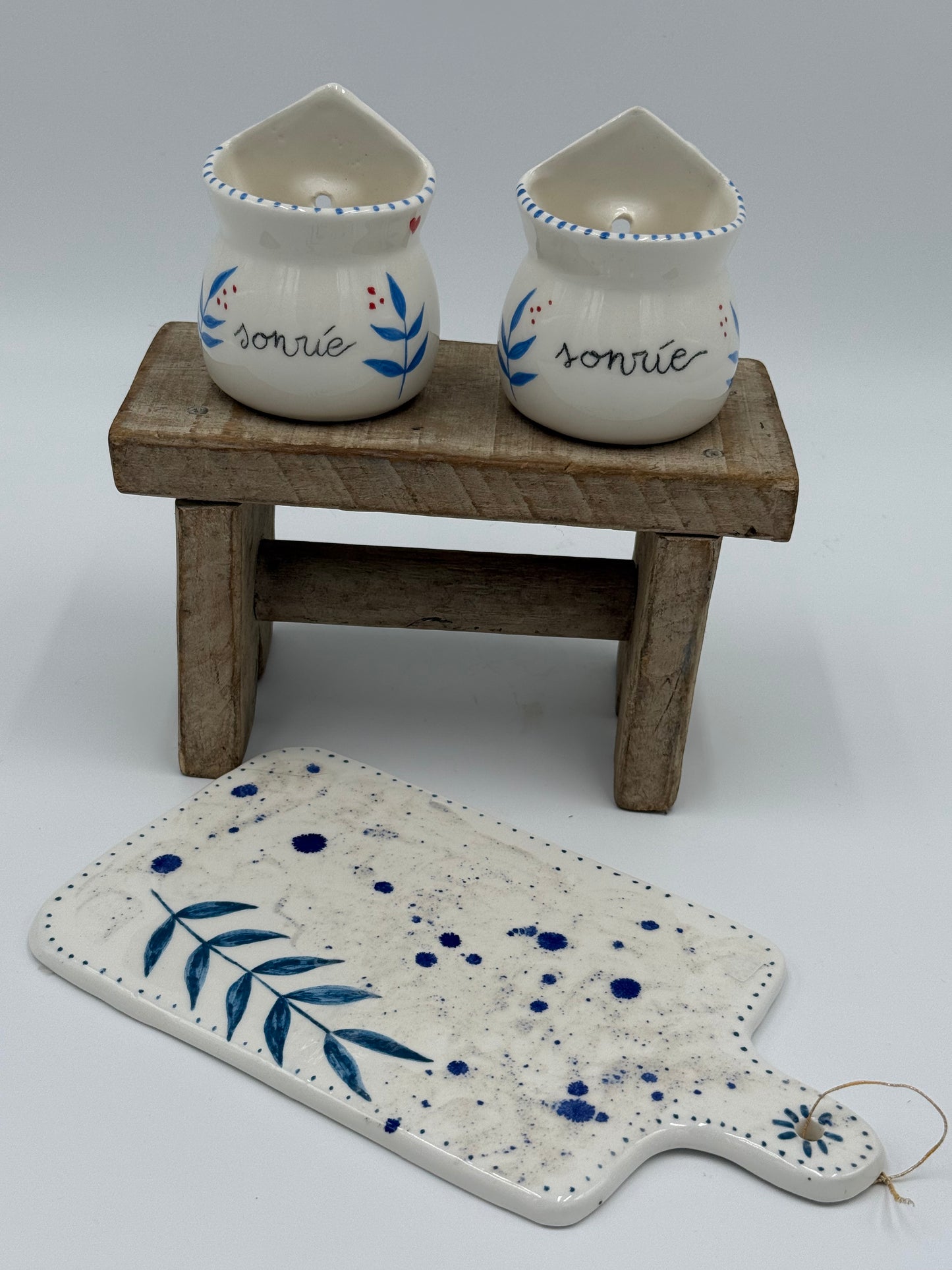 TABLA DE CERÁMICA ESMALTADA