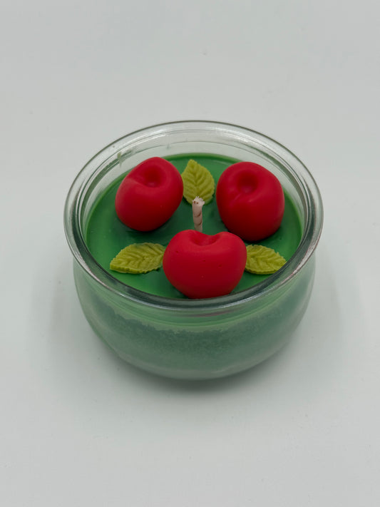 VELAS DE SOJA CON MINI MANZANAS